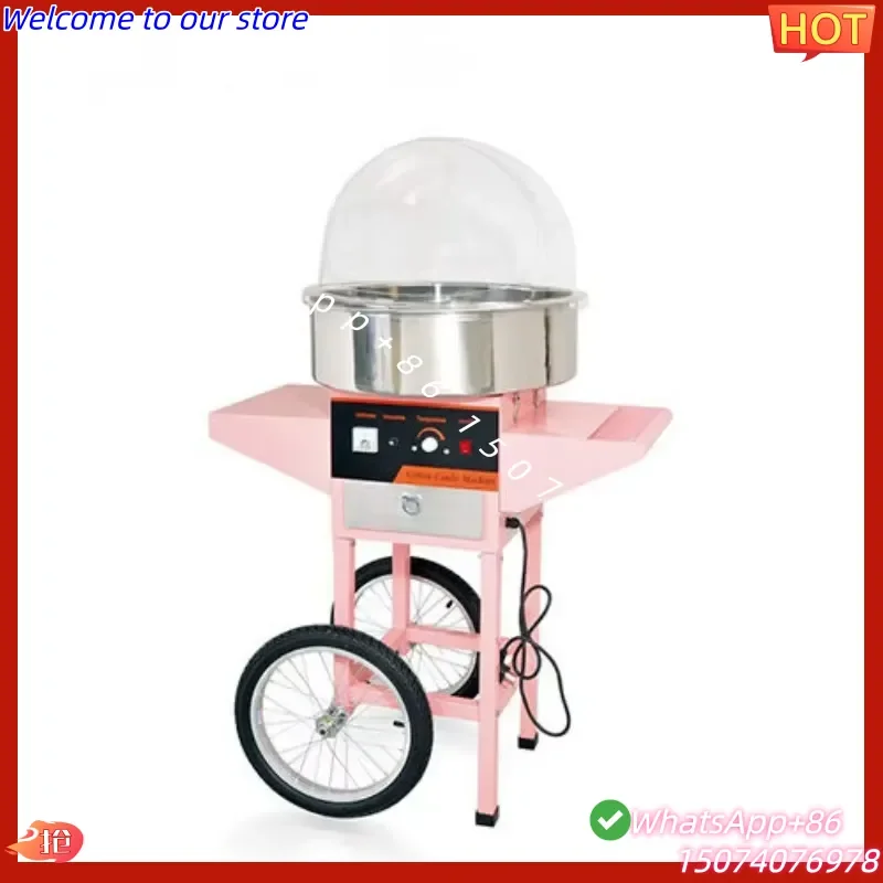 2026 New Commercial Automatic Cotton Candy Maker Made of Stainless Steel for Home Restaurants 220V/110V Marshmallow Making