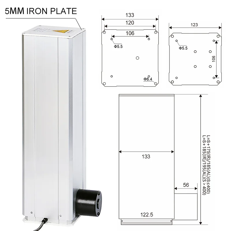 100mm Stroke Lifting Column Table 12V 24V For Adjustable Height Desk 1/2/3/4 PCS Lift Synchronize Control 433MHz RF eWelink APP