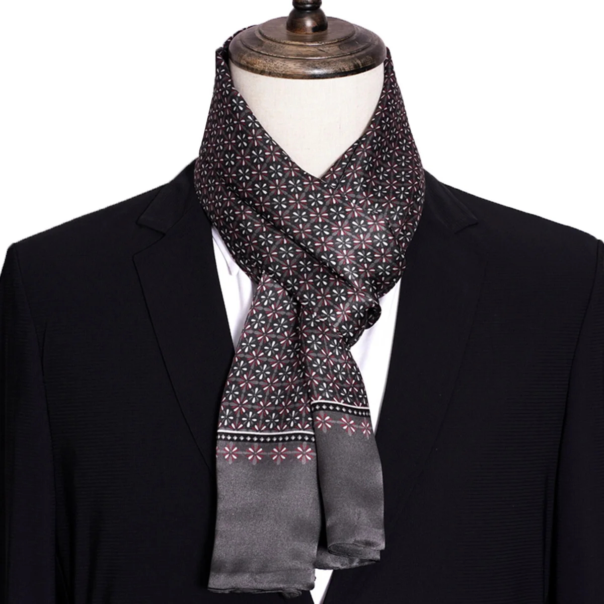 جديد الرجال شريط وشاح حريري رائجة البيع قسط قميص وشاح للرقبة للإكسسوارات العصرية 2026 جديد FEIMANUAN