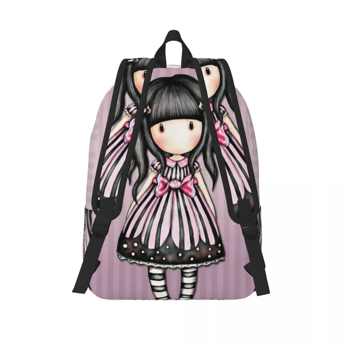 Santoro Gorjuss-mochila para hombre y mujer, morral de hombro para ordenador portátil y de negocios, con dibujos animados, Kawaii, a la moda, para regalo