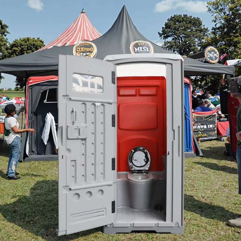 Premium Mobile Toilet Restroom Cabin Triple Room for Events Worksites Public Parks Camping RV Areas VIP Outdoor Use