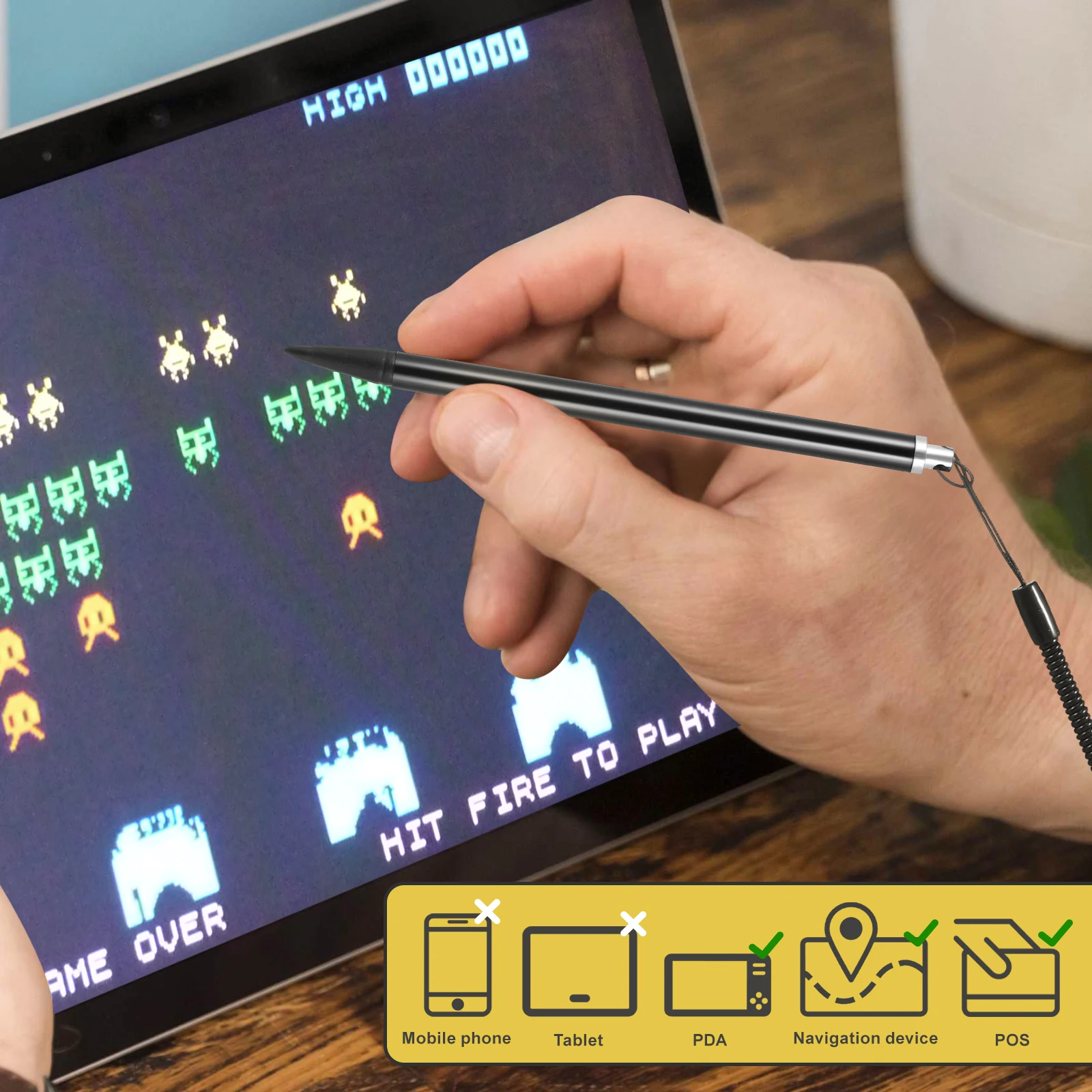 

3 Pcs Stylus Pen for Laptop Tablet Phone Kids Child Computer Pens Touch Screens Capacitive Stylus Precise Control Anti Loss