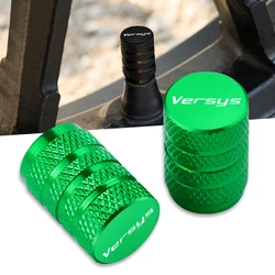 For Kawasaki Versys 300 650 1000 X300 2008 - 2023 Motorcycle Accessories CNC Aluminum Tire Valve Air Port Stem Cover Cap Plug