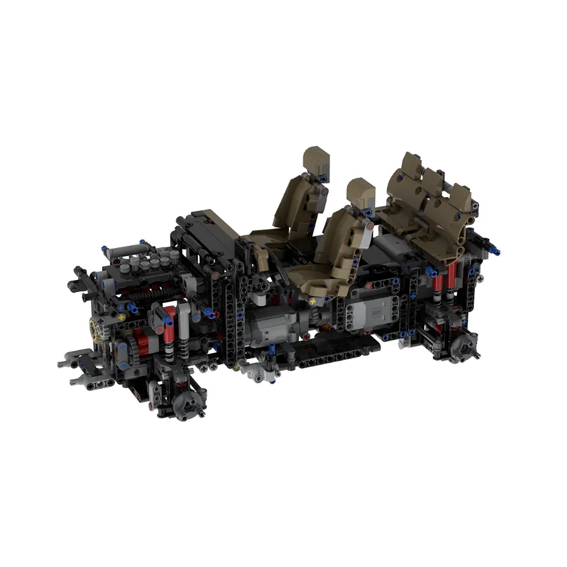 2063PCS MOC Building Blocks Nero Fuoristrada Jeep Tecnologia del Veicolo Mattoni Modello Giocattoli Per Bambini Educativi FAI DA TE Assemblaggio Festival Regalo