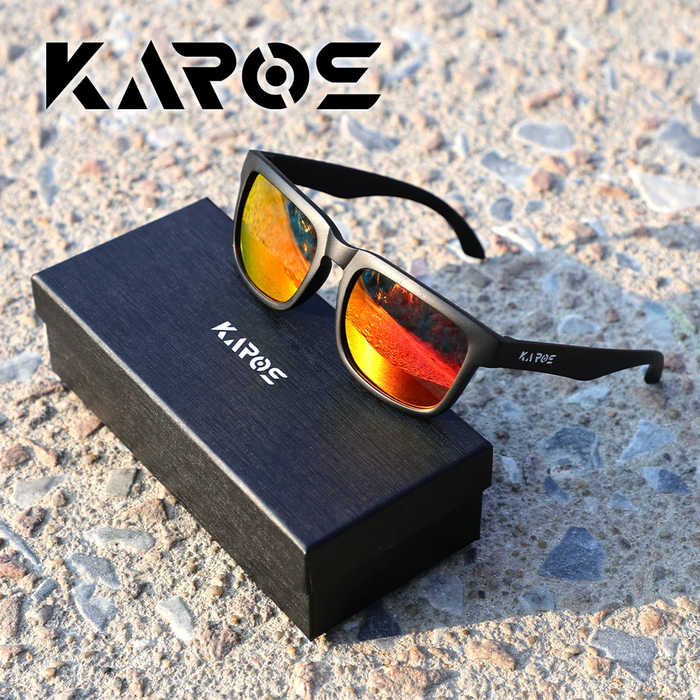 

KAROS Polarized Sports Cycling Sunglasses HD Vision UV400 Protection Men Women Fashion Outdoor Sun Glasses YZ2019