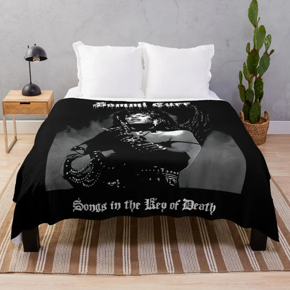 Sammi Curr Black Metal Classic Throw Blanket Soft Big Summer Picnic Blankets