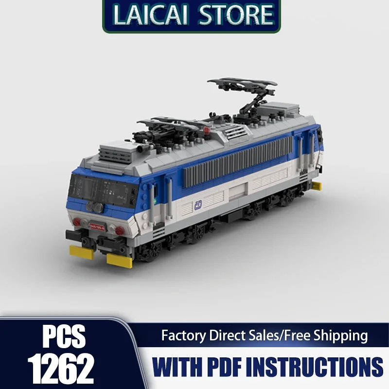 City Cars Model Moc Building Blocks Class E 499.3 Passenger Train Model Technology Modular Gifts Construstion DIY Assembly Toys
