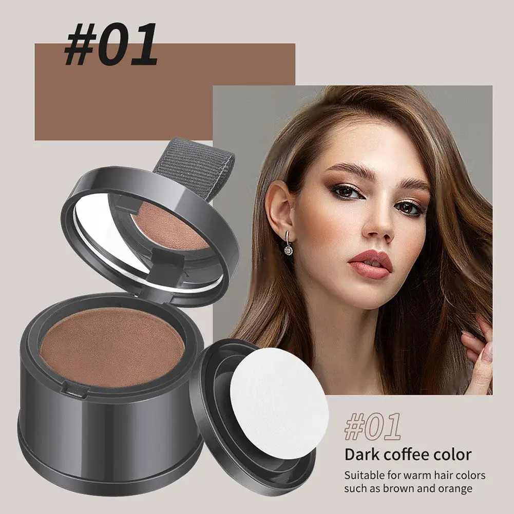Hairline Repair Filling Powder With Puff Fluffy Thin Powder Pang Line Shadow Powder Forehead Hair Natura Makeup Concealer
