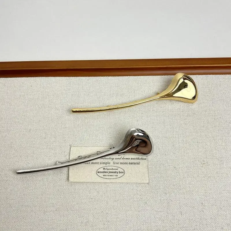 Изысканная глянцевая металлическая брошь в виде листьев гинкго для женщин, модный простой костюм, корсажные булавки, аксессуары, вечерние украшения, подарки на день рождения