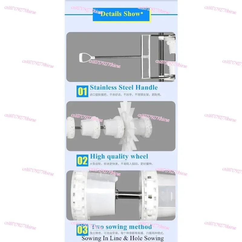 

Automatic Rice Seeder Multi Functional Planting Tool for Efficient Farming