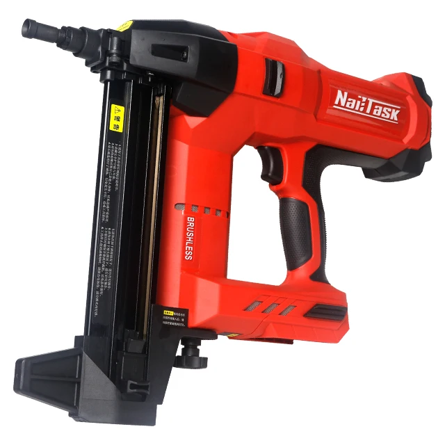 Nailtask DCCN100x2 electric steel nail gun for Hydropower Installation Tool Gun 8000Amh two batteries