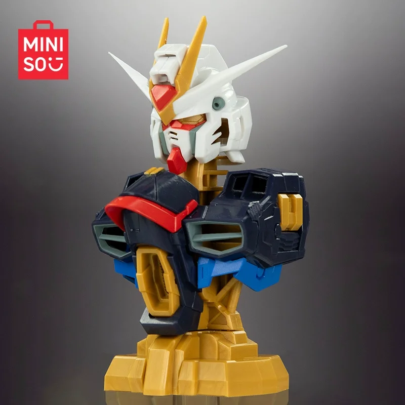 Bandai Authentic Gundam Head Statue Model Display Item Vol 2 Assault On Freedom Collectible Toy Figure Action Model Blind Box