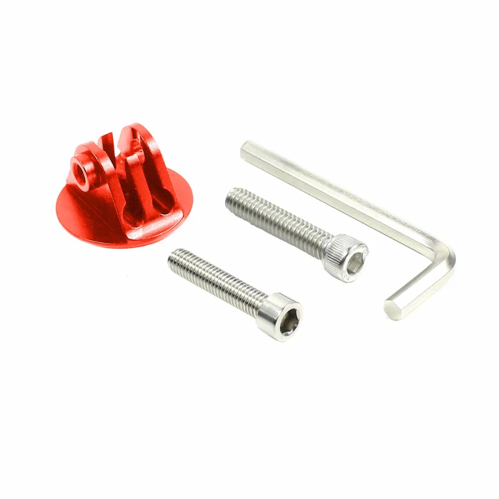 Für Gopro Fahrrad Headset Top Cap Halter Mount Adapter Halterung Mit Schraube Für Gopro 10, 9, 8, 7, 6, 5, Sjcam für Osmo Sony Kamera Basis – Detail 2