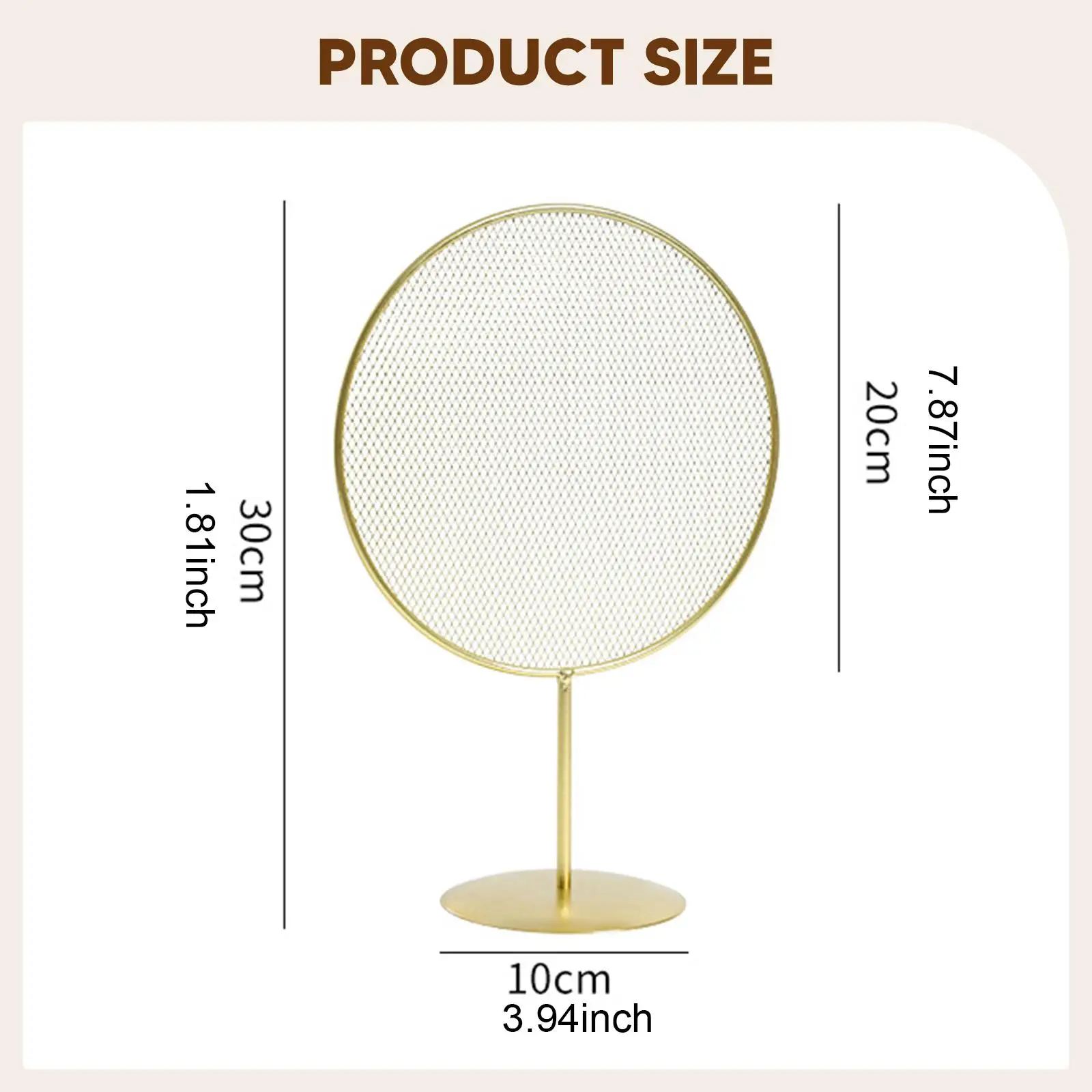 

Jewelry Display Stand Earring Holder Tabletop Practical Display Hanging Showcase