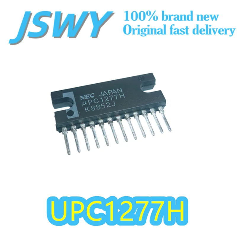 

(5/50 pieces) UPC1277H 1277H SIP-12 package Dual channel audio amplifier Support 4.2W output/4Ω load -20℃ Original Quick