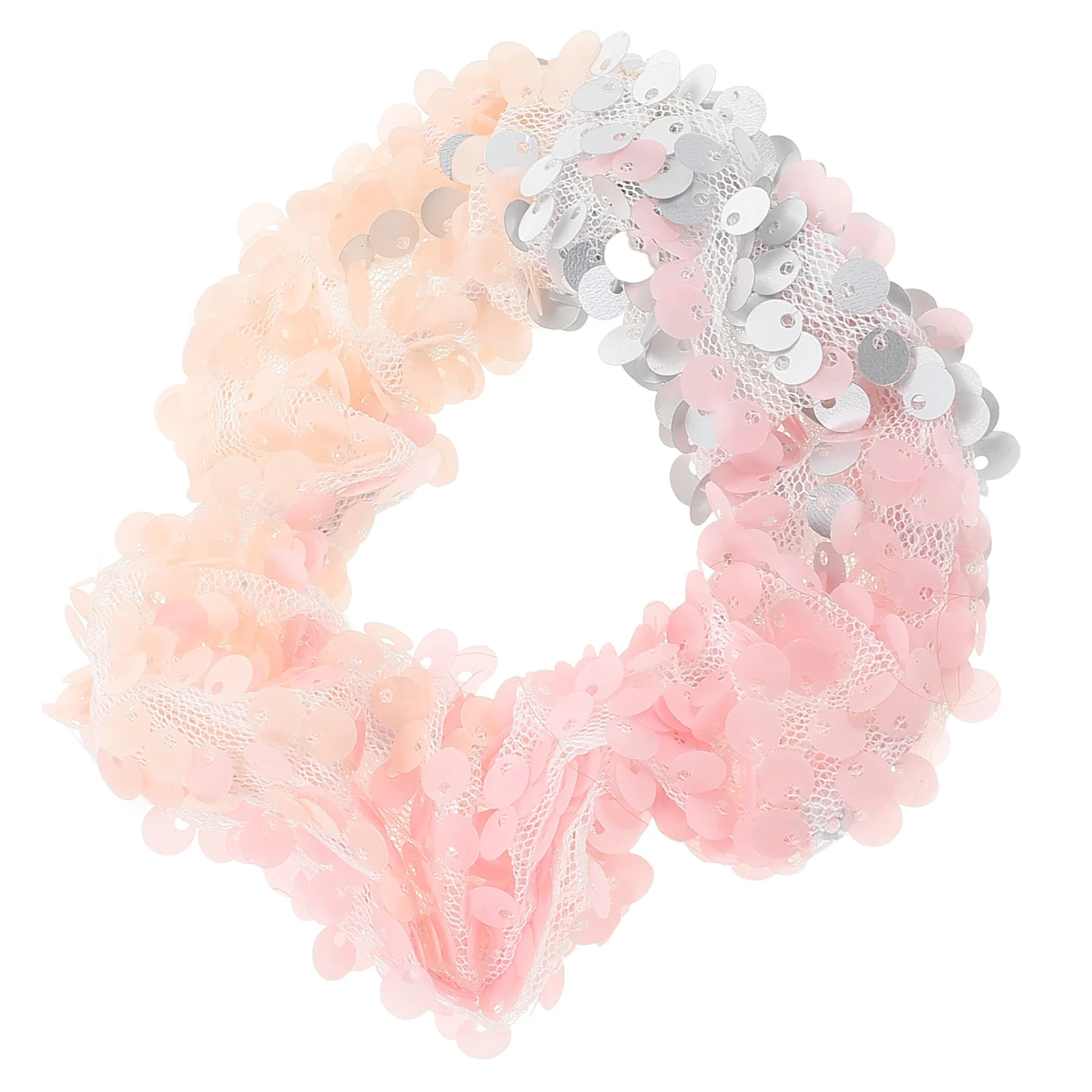 

Mermaid Sequin Flip Hair Ties Two Tone Elastic Hairbands Ponytail Holders Sparkle Hair Scrunchies for Parties Performances