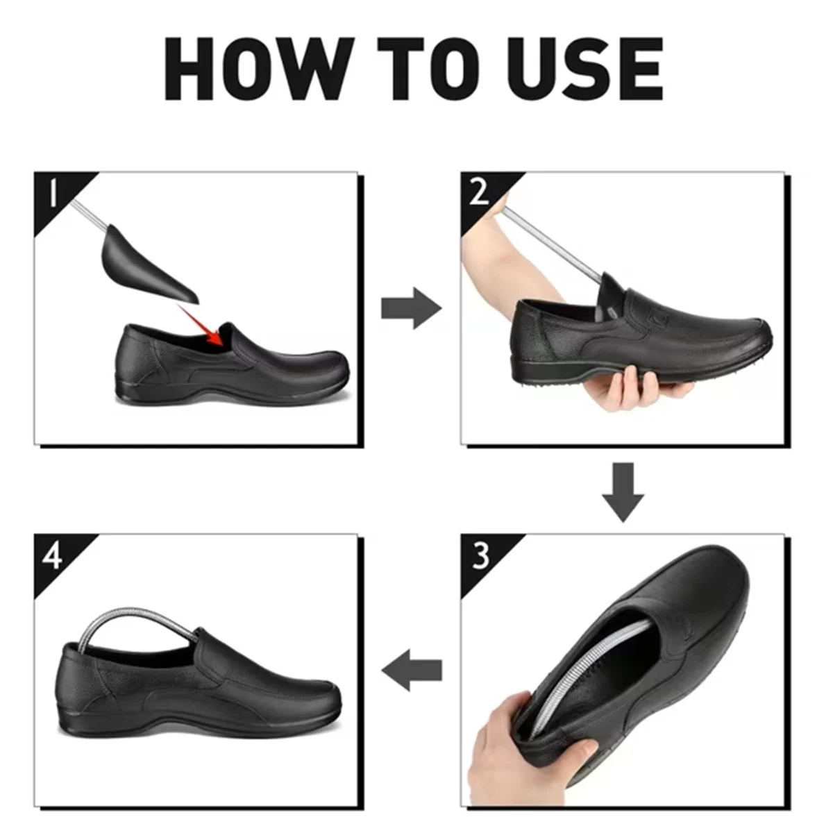 10 個実用的なシューズツリーストレッチャーシューズストレッチャー靴調節可能なプラスチック靴オーガナイザーブーツホルダー男性/女性ブーツホルダー