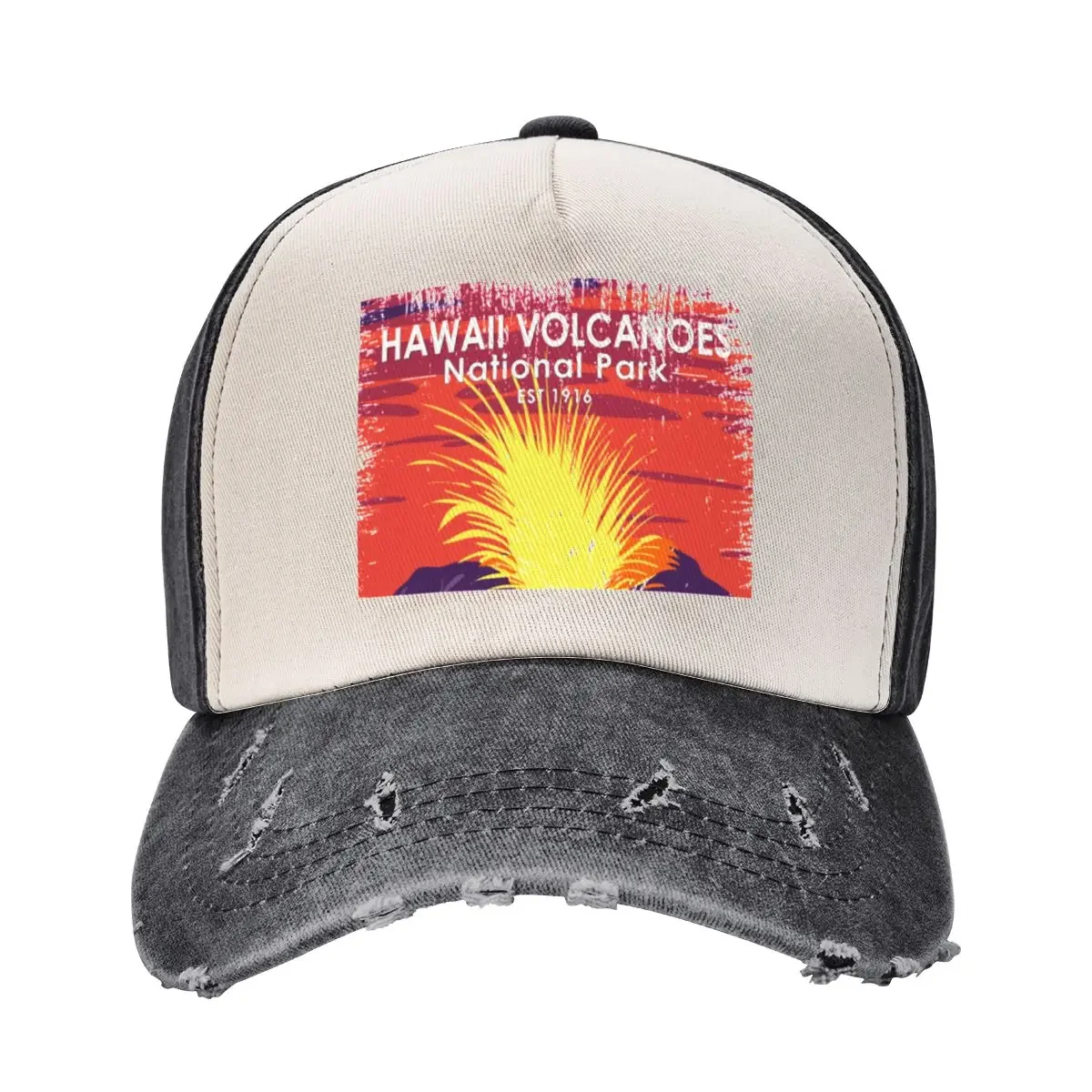 Hawaii Volcanoes National Park Vintage Baseball Cap birthday Dropshipping Hood Women's 2025 Men's