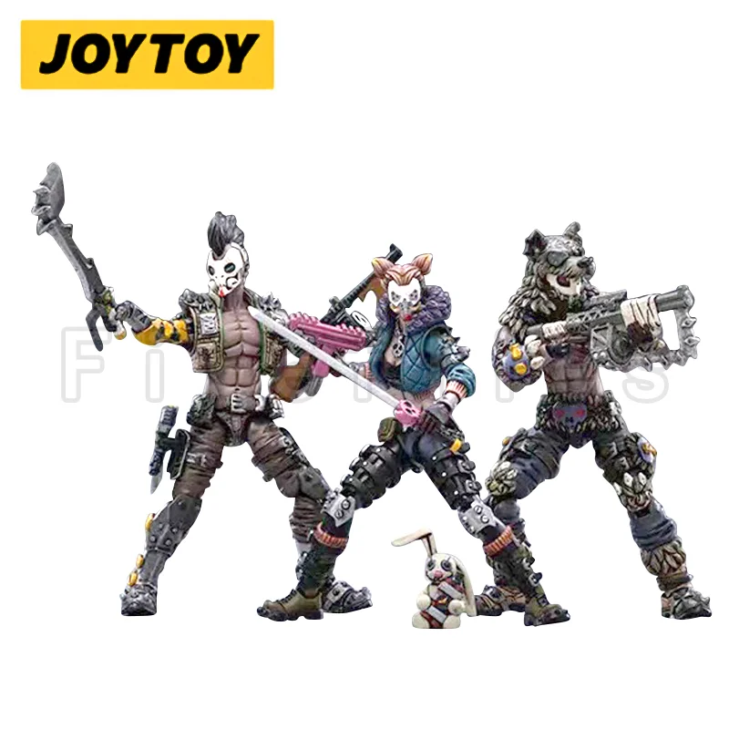 1/18 JOYTOY 3.75inch Action Figure (3PCS/SET) The Cult Of San Reja Ailie Jack Neil Anime Model Toy Free Shipping