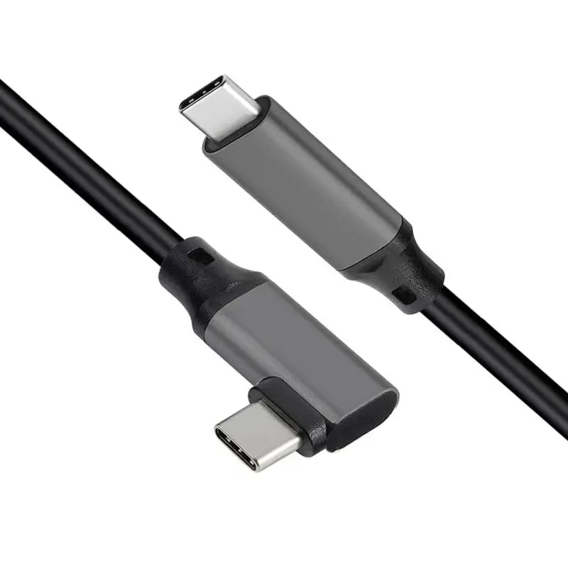 

5M 3M 1M изогнутый кабель USB3.2 Type-C «папа-папа» 4K @ 60 Гц 10 Гбит/с USB-C Gen 2 3 Шнур для VR Mac Pro Nintendo Oculus Quest 1 2 VR