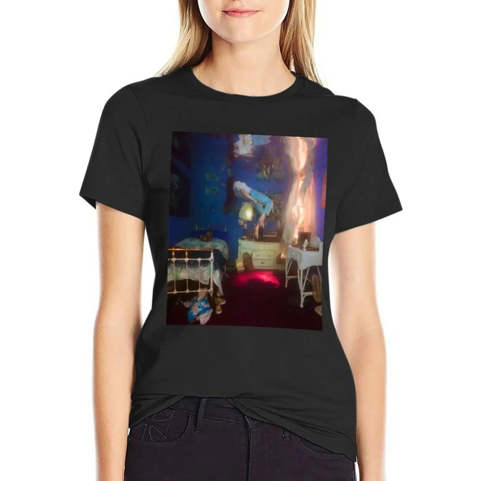 

weyes blood T-Shirt kawaii clothes quick-drying funny sublime t shirt for Women