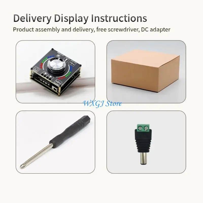 

37JE Wireless 100Wx2 Stereo Amplifier with HiFi Sound Quality for Music Enthusiasts
