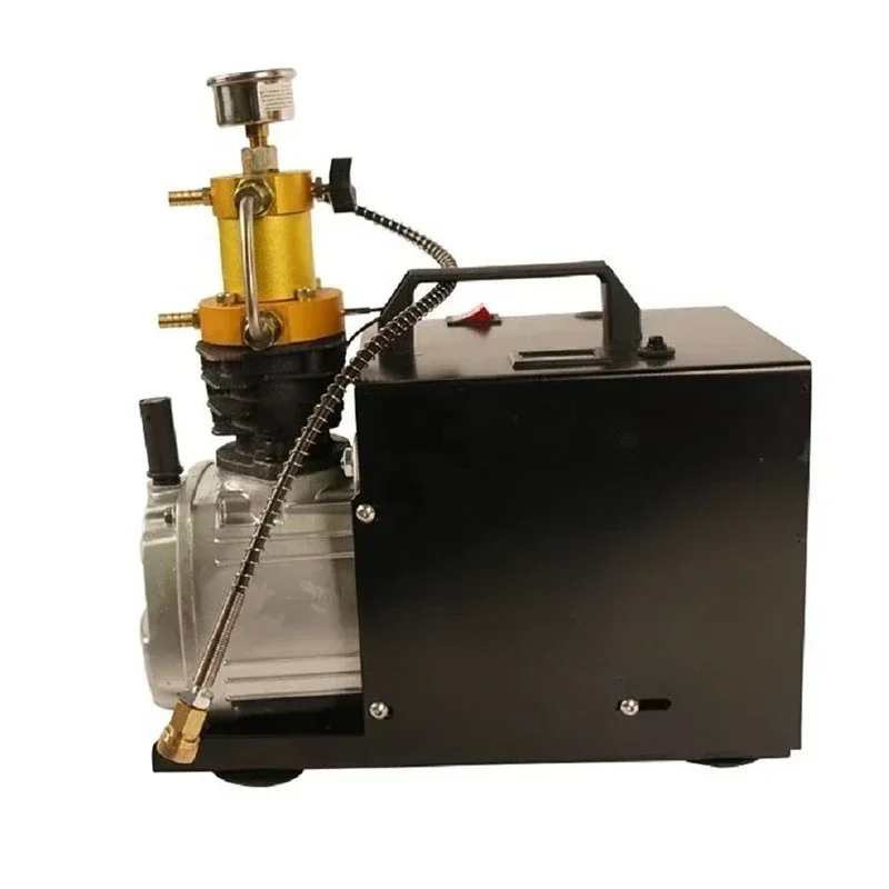 Scuba Pcp Air Compressor Pump 4500psi 300 Bar 30mpa Electric Portable High Pressure Diving For Dive Breathing Apparatus