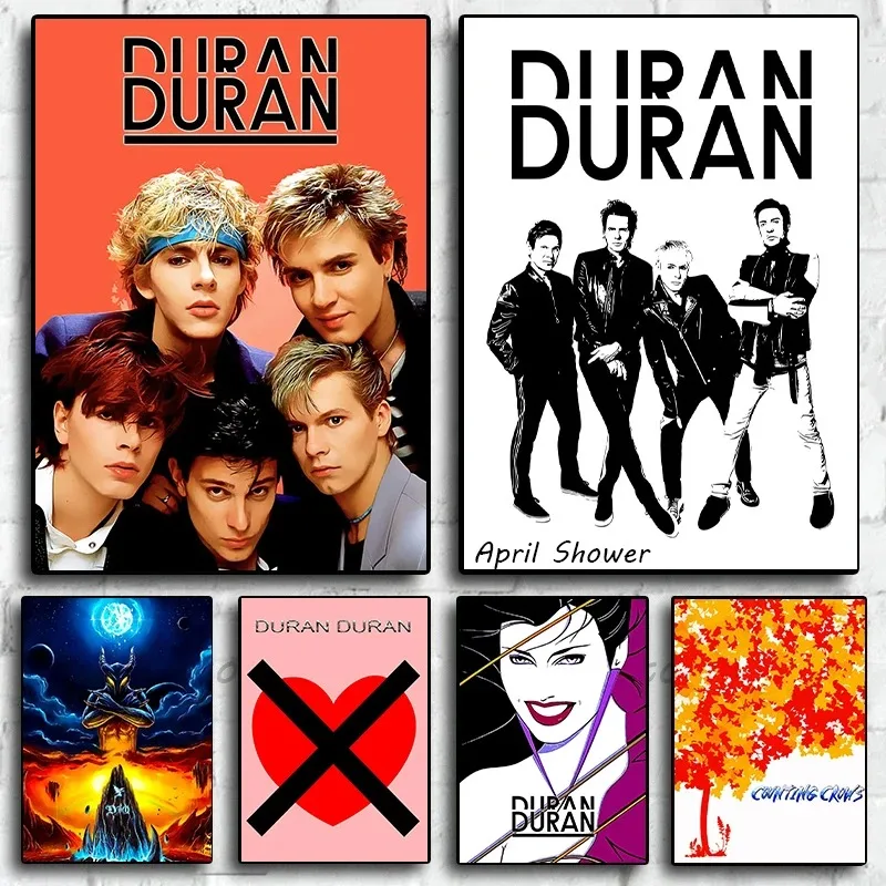 Póster Retro clásico de la banda británica Duran Duran, pintura en lienzo de Patrick Nagel e impresiones, imagen artística de pared para decoración del hogar y pared de habitación