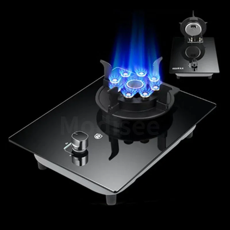 Single Stove Household Liquefied Embedded  Gas Stove Natural Fierce Fire Single Stoves Table Kitchen Hob
