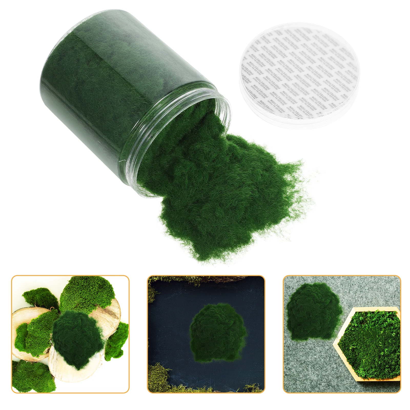 Artificial Turf Powder Fake Grass Craft Diy Miniature Moss Architecture Supply Terrain Sand Table Micro Scene