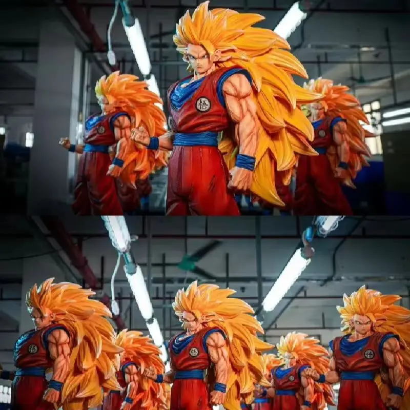 

New Jt Character 2% Super Three Wukong 56cm Cartoon Character Model Ornaments Trend Toy Collection Ornaments Statue Holiday Bi