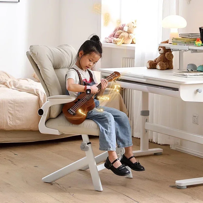 Nordic Simplicity Student Chair Home Comfort Sedentary Study Office Chair Bedroom Vanity Salon Furniture Silla Escritorio FYOC