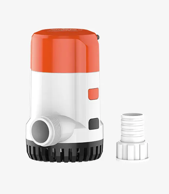 2000GPH 12V Submersible Boat Marine Plumbing Electric Bilge Pump Easy Install 360 Rotation