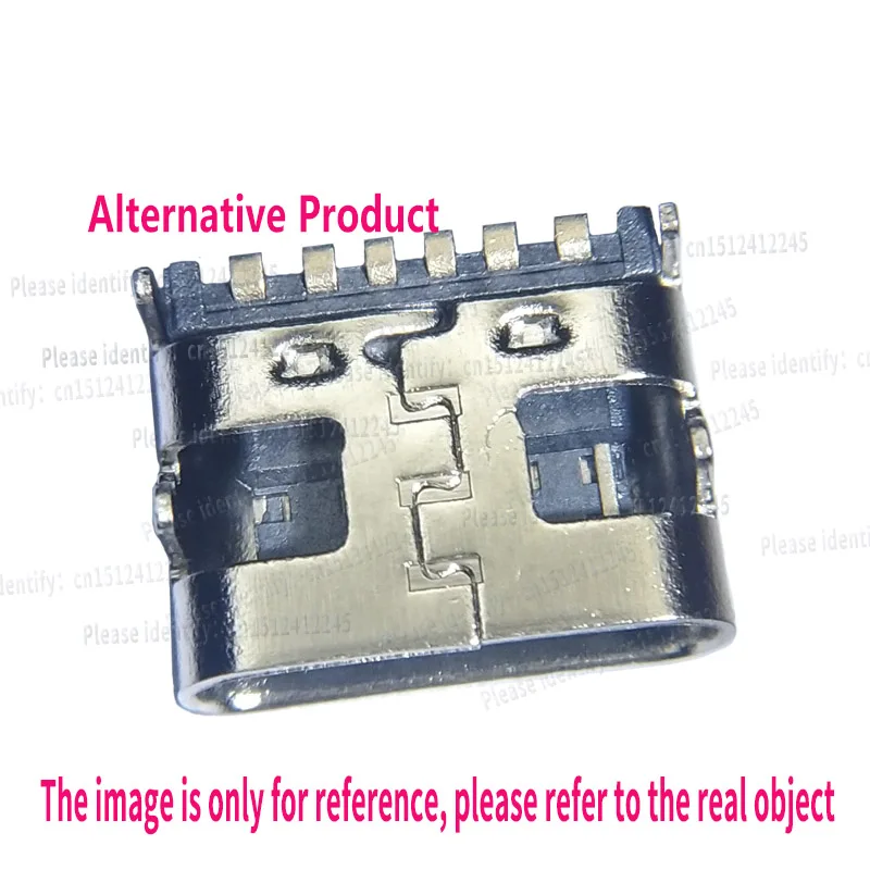 USB4125-GF-A TYPE-C 6P USB Receptacle Connector. 4PIN Shell Stake Length 1mm. USB4125 Positioning Column