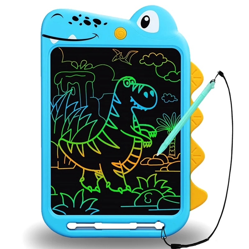 10 Inch Handwriting Tablet Children's Smart LCD Writing Tablet Colorful Handwriting Cartoon Graffiti Writing Tablet,B Durable