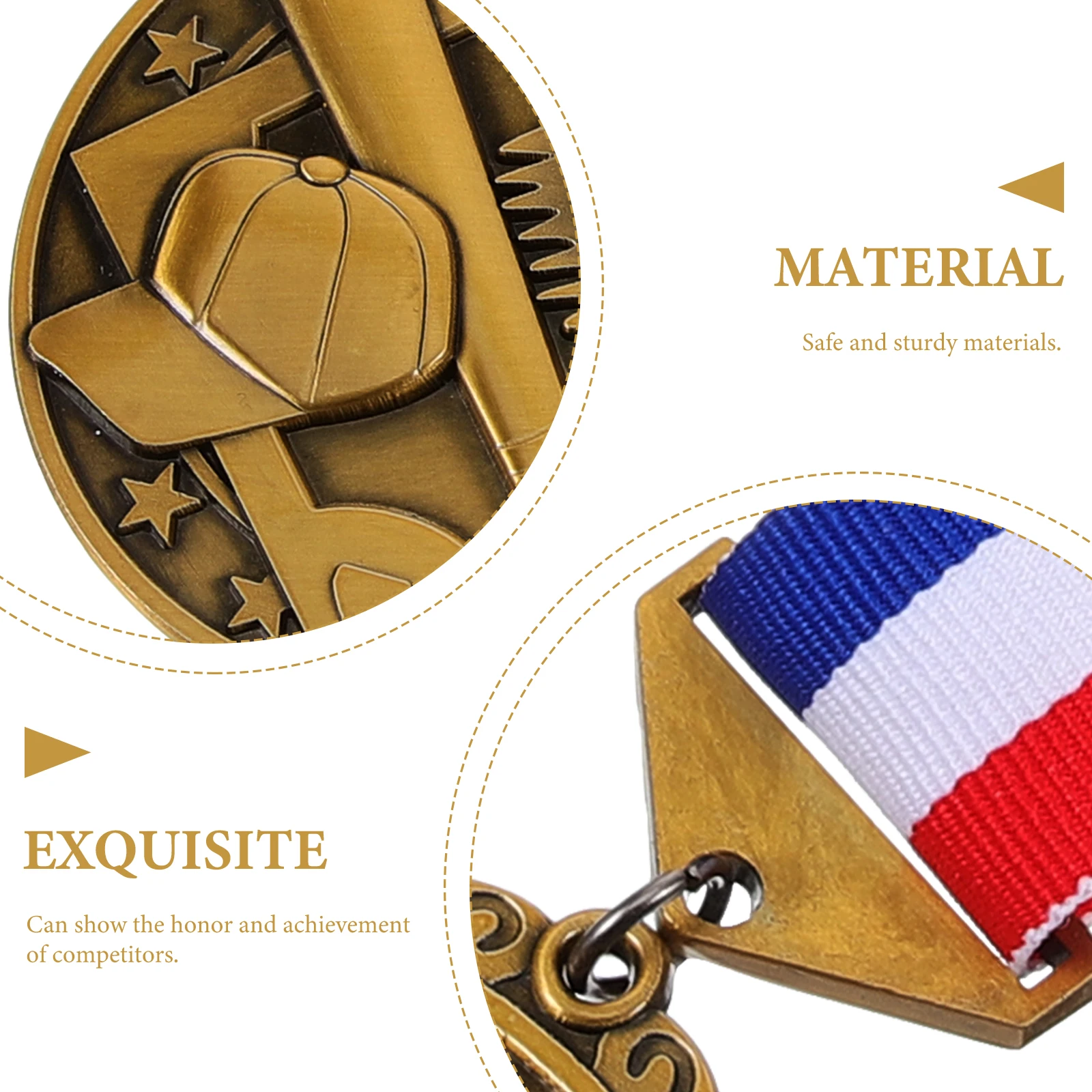 

Sport Medal Competition Medals Prize Decorative Award for Awards Winner Golden Baseball