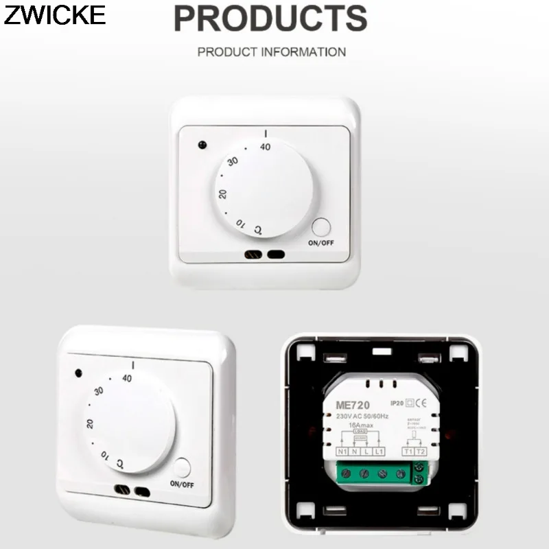 기계식 수동 온도조절기 컨트롤러 패널, 지능형 전기 바닥 난방, 기계식 온도조절기 스위치