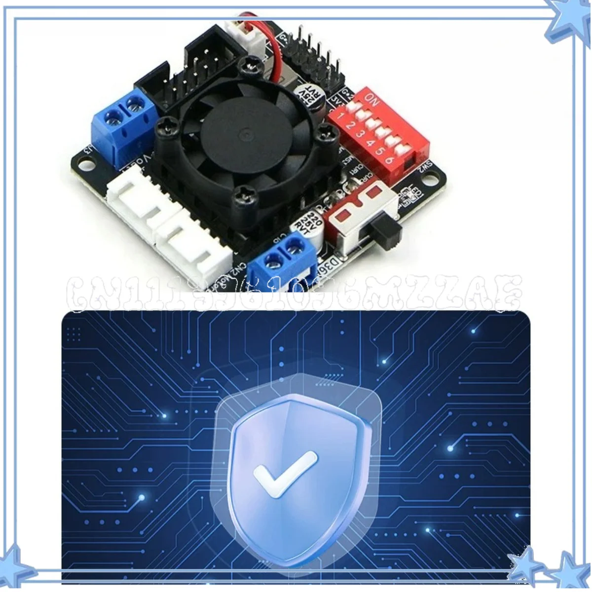 Dual Step Motor Drive Module with Regulated Version D36A Heat Dissipation Anti-reverse Short Circuit Protection 5V Regulated