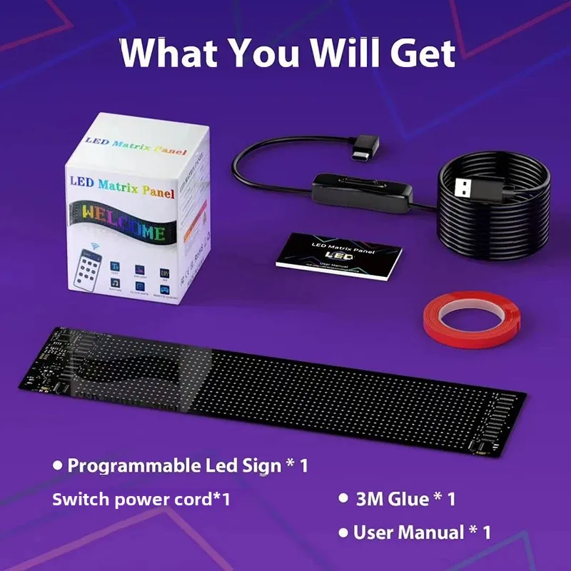 LED مصفوفة بكسل لوحة USB 5 فولت بلوتوث App التحكم لتقوم بها بنفسك عرض الرسوم المتحركة التمرير نمط الكتابة على الجدران التمرير النص الرسوم المتحركة