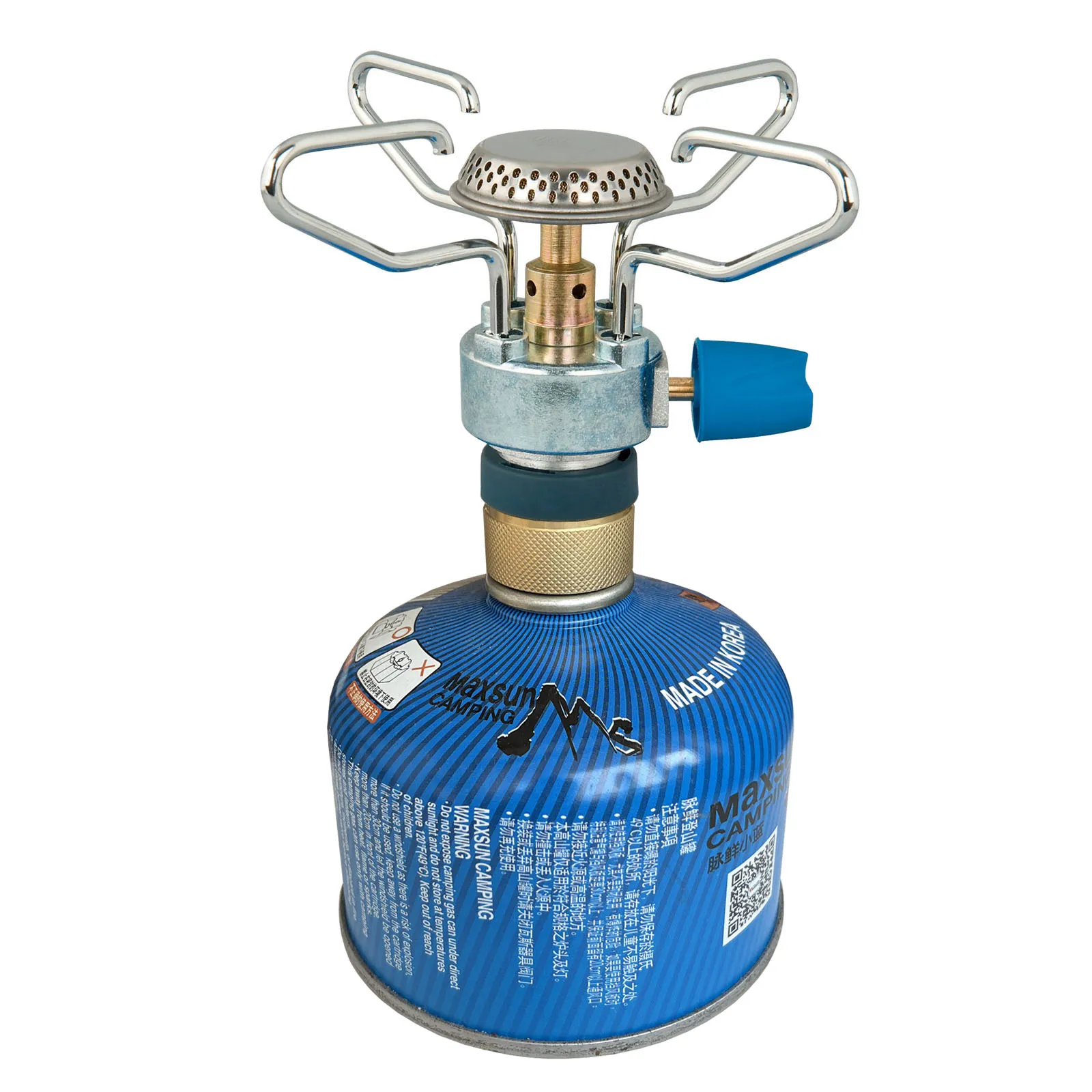 RAKUWAI Butane Gas Adapter for Campingaz to Lindal Valve