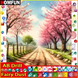 HOMFUN Fairy Dust AB Square/Round Drill 5D DIY Diamond Painting