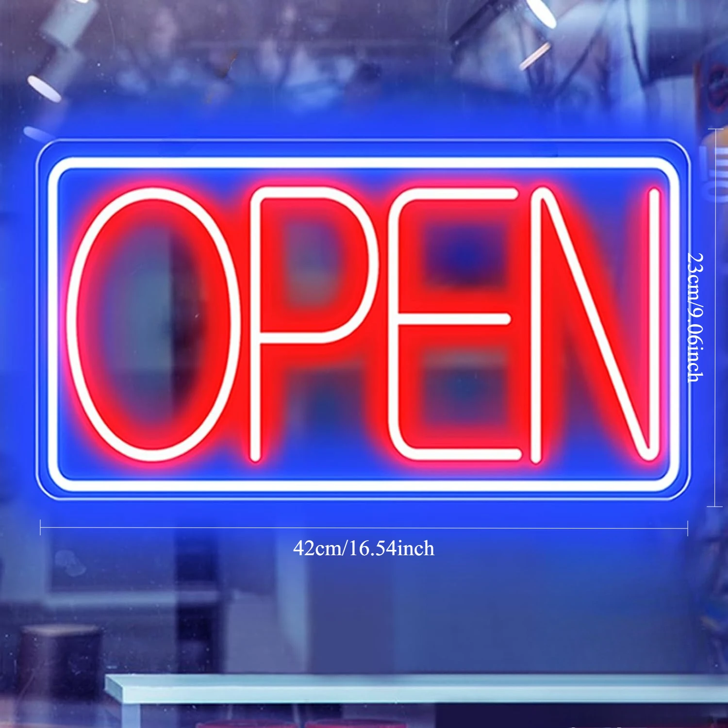 Led Neon Open Signs for Business In Electric Light Up Sign for Bar, Salon, Coffee Stores, Club, Hotel