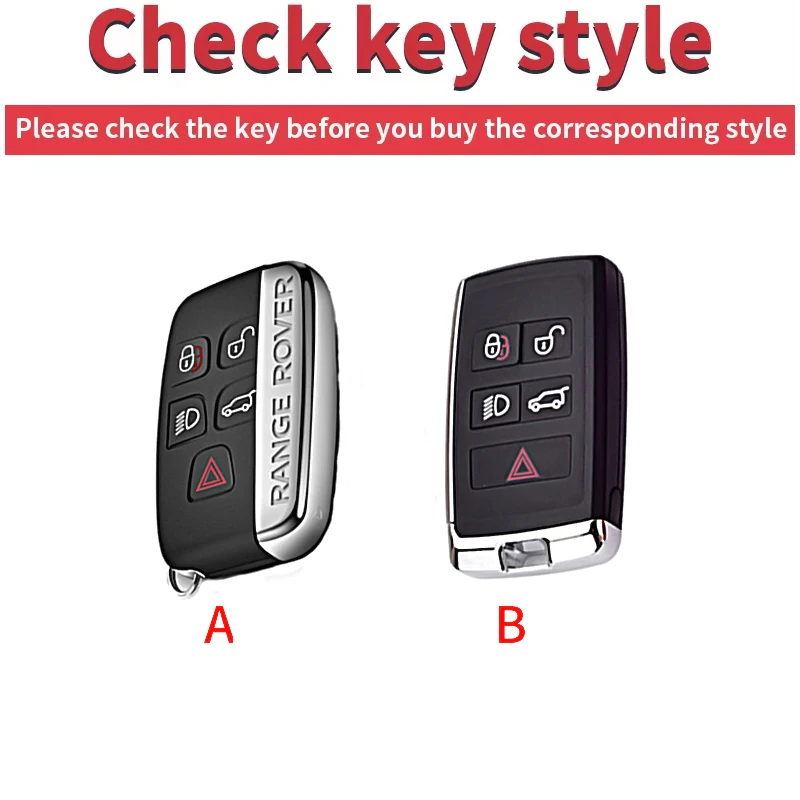 Car Remote Key Case Cover Shell for Land Rover Range Rover Sport Evoque Freelander Velar Discovery 4 Jaguar XE XJ XF Guitar