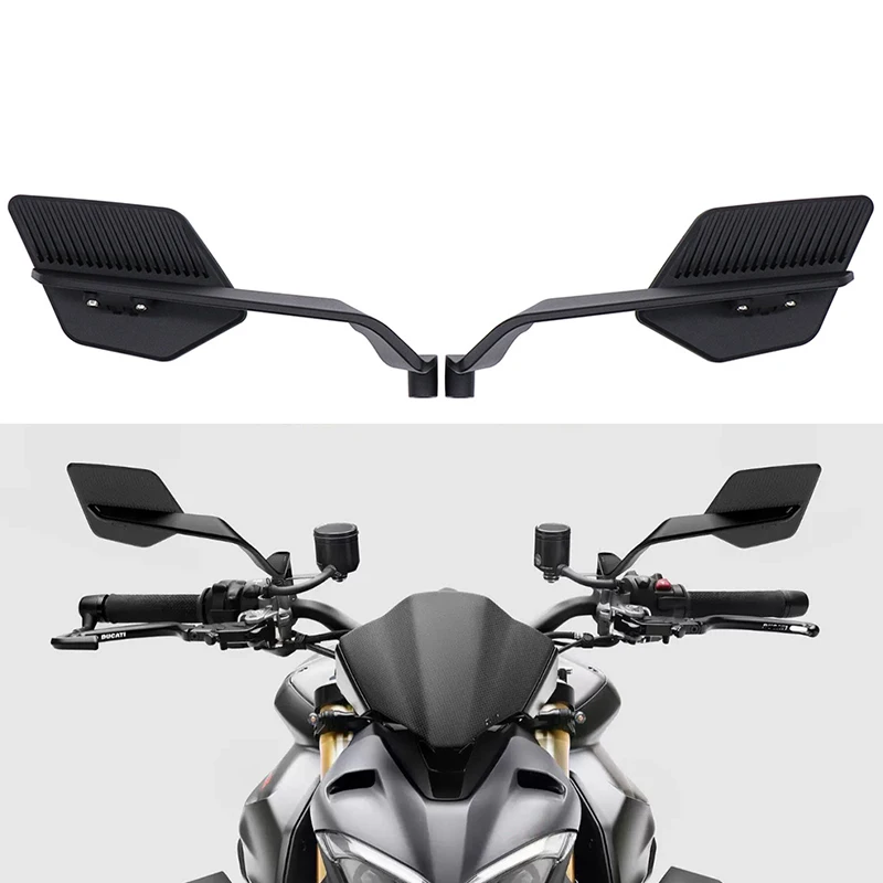 

Universal Blade Wing Mirrors Adjustable Rotating for KTM DUKE 125-1390 & Yamaha MT03/MT07/MT09/MT10 SP Motorcycle