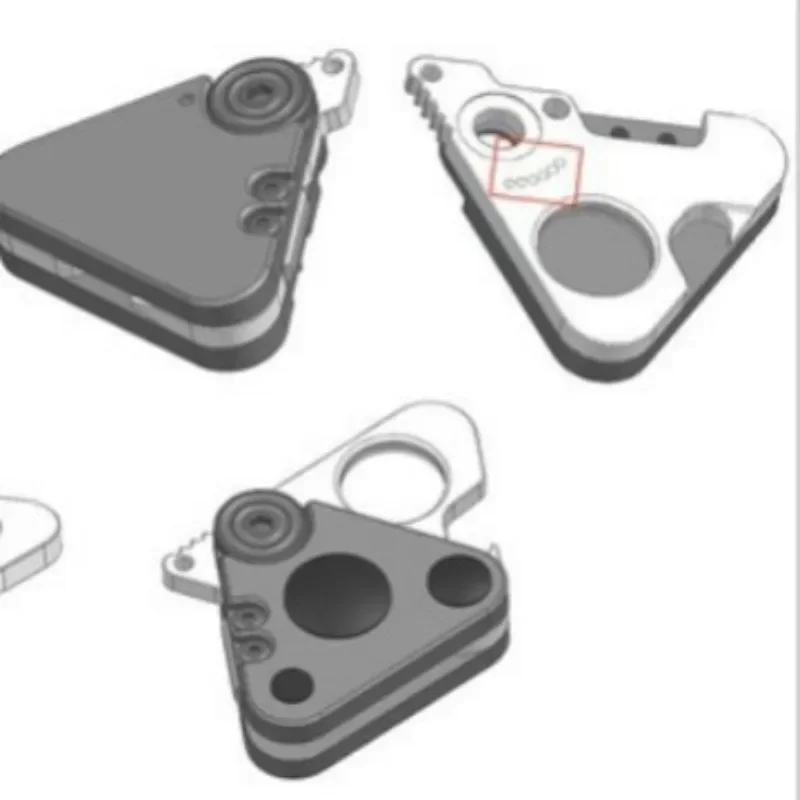 

4-In-1 EDC tool, outdoor compass EDC multi-function keychain