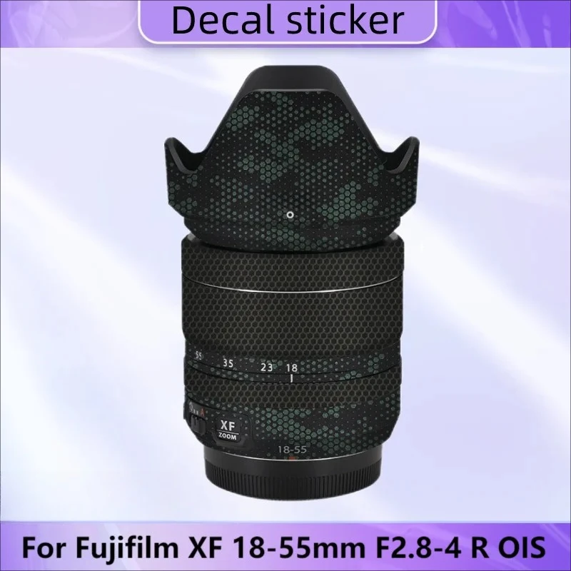 For Fujifilm XF 18-55mm F2.8-4 R OIS Decal Skin Vinyl Wrap Film Camera Lens Body Protective Sticker Protector Coat F2.8-4R\1855