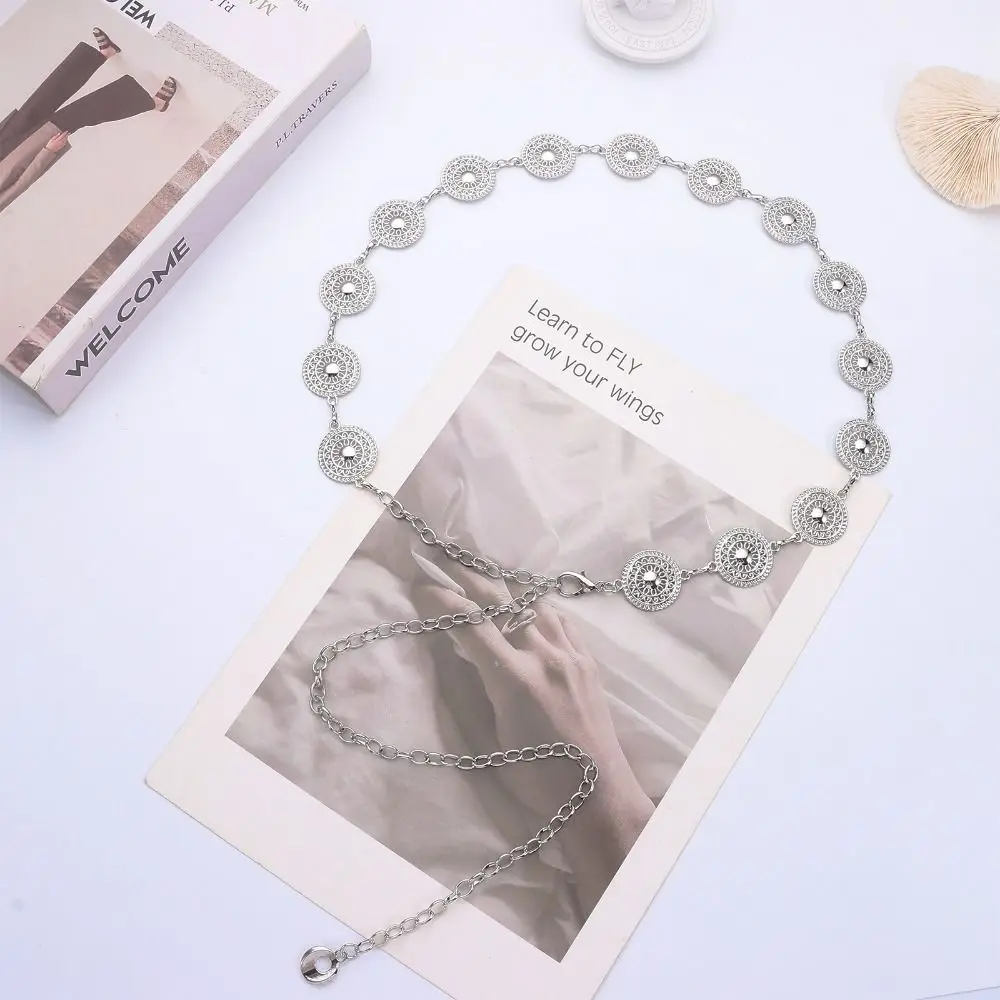 1 шт., женский ремень-цепочка в стиле ретро