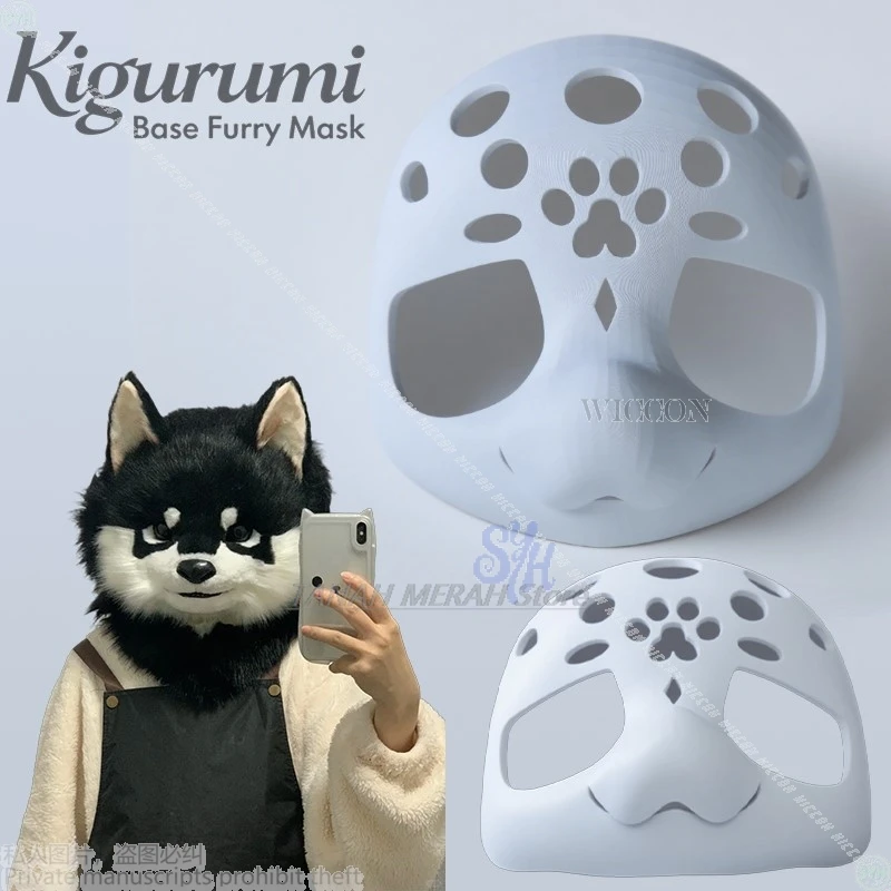 Меховой костюм для животных, пушистая 3D полилуактическая кислота, голова, череп, маска, аниме, головной костюм, косплей, лиса, собака, кролик, кошка, реквизит, подарки на Хэллоуин Меховой костюм для животных, пушистая 3D полилуактическая кислота, голова, череп, маска, аниме, головной костюм, косплей, лиса, собака, кролик, кошка, реквизит, подарки на Хэллоуин