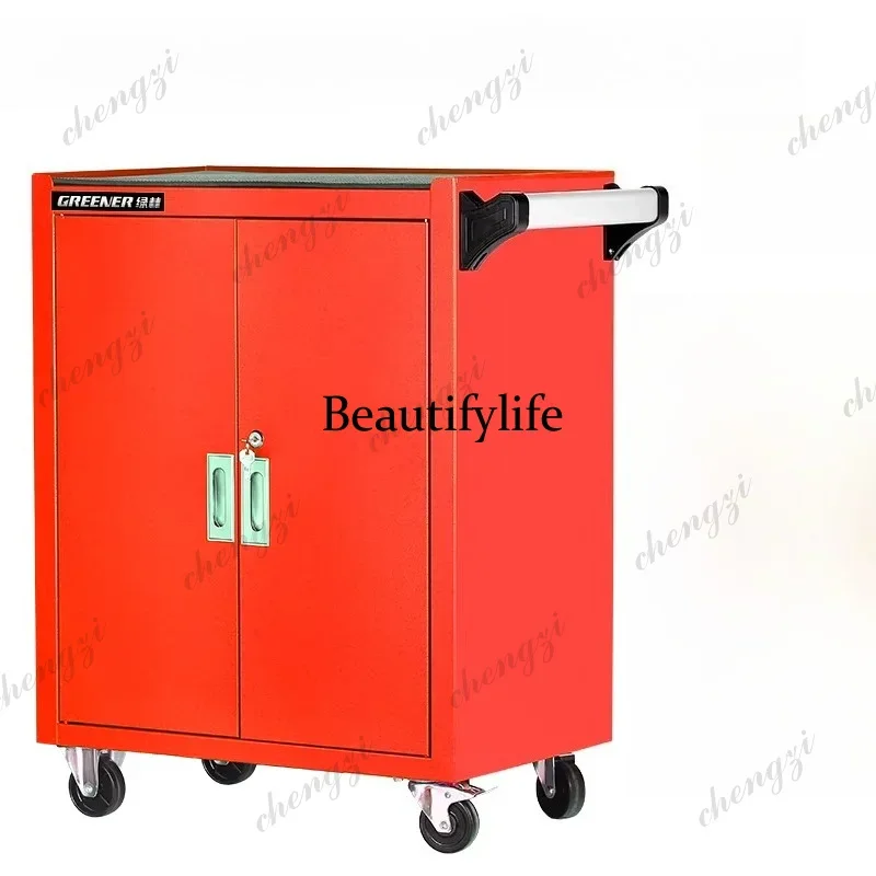 M138 Iron Sheet Tool Cabinet Workshop Drawer Cart Multi-functional Mobile Hardware Repair Box Metal Furniture