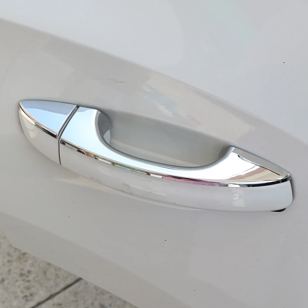 سيارة الخارجي غطاء مقبض الباب ل Volkswagen VW Troc T-roc 2017-2023 8 قطعة لاصقة تزيين الكسوة اكسسوارات التصميم